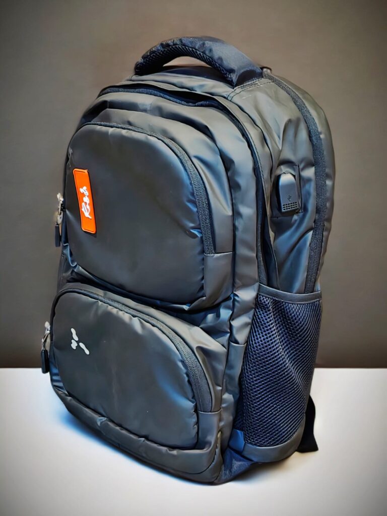 Ro&Be Laptop Bag, Ltrs, 2 Compartments, with Safety lock mobile charging USB also Water Resistant, College Bag for Men & Women.